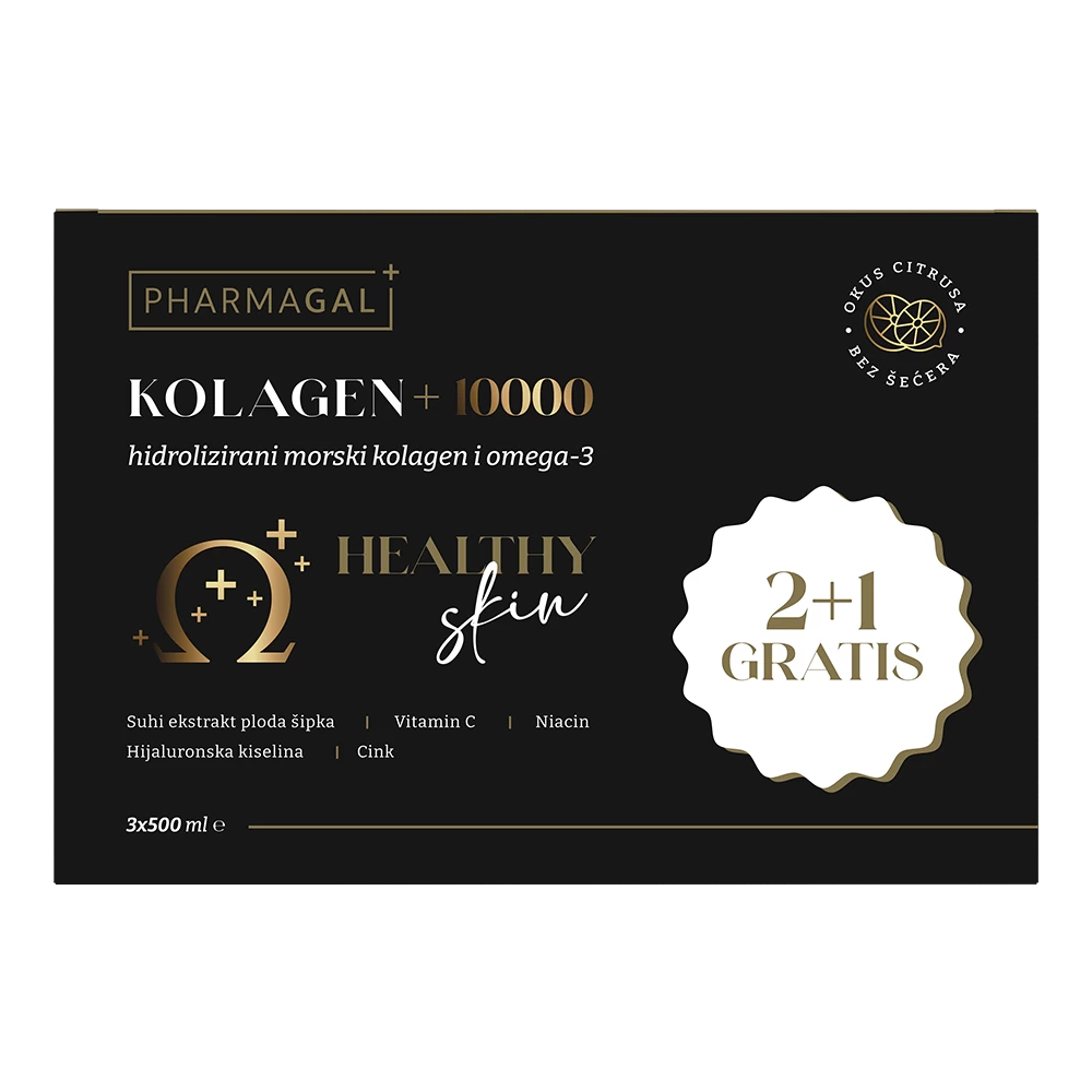 Kolagen + 10000 Healthy skin 2+1 GRATIS
