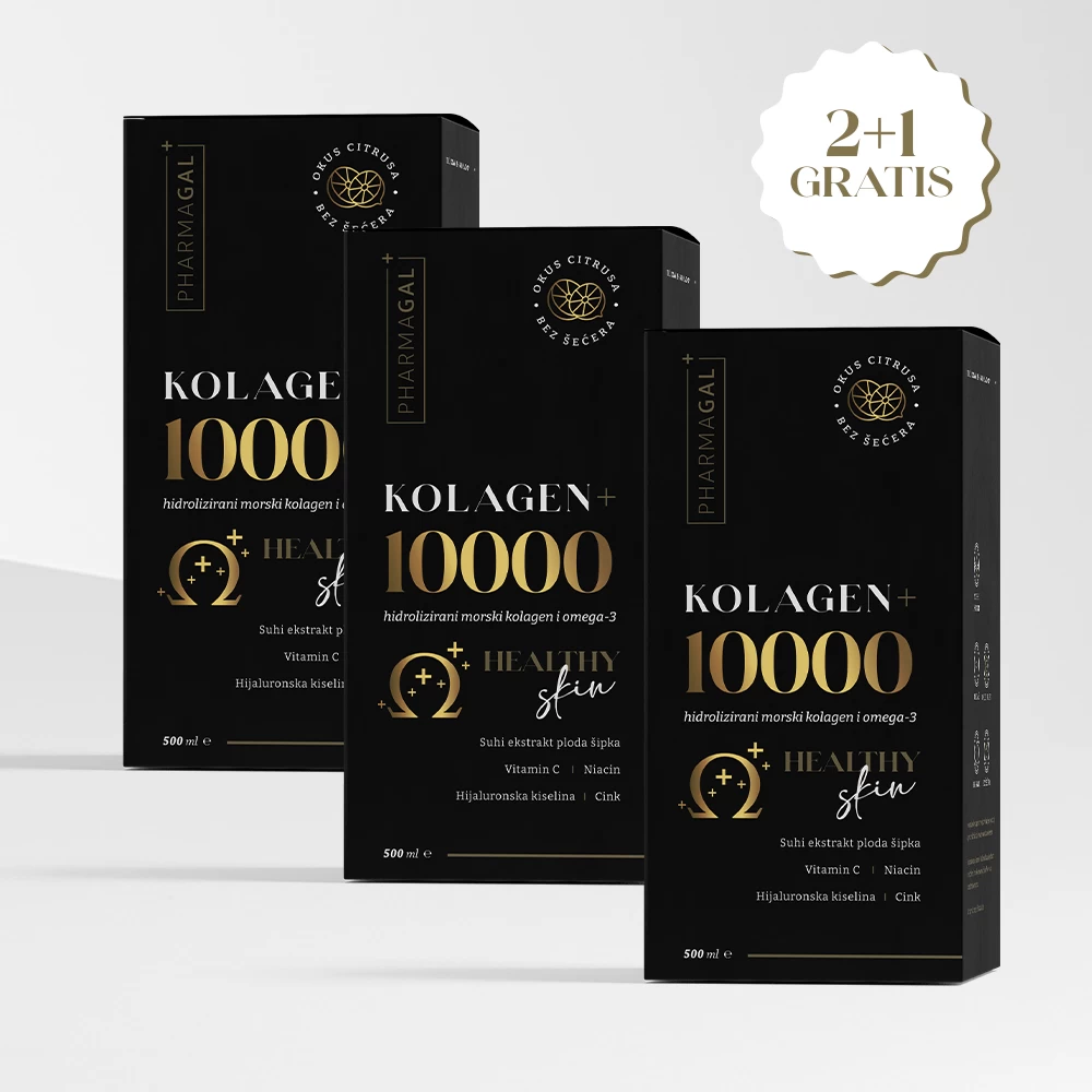 Kolagen + 10000 Healthy skin 2+1 GRATIS